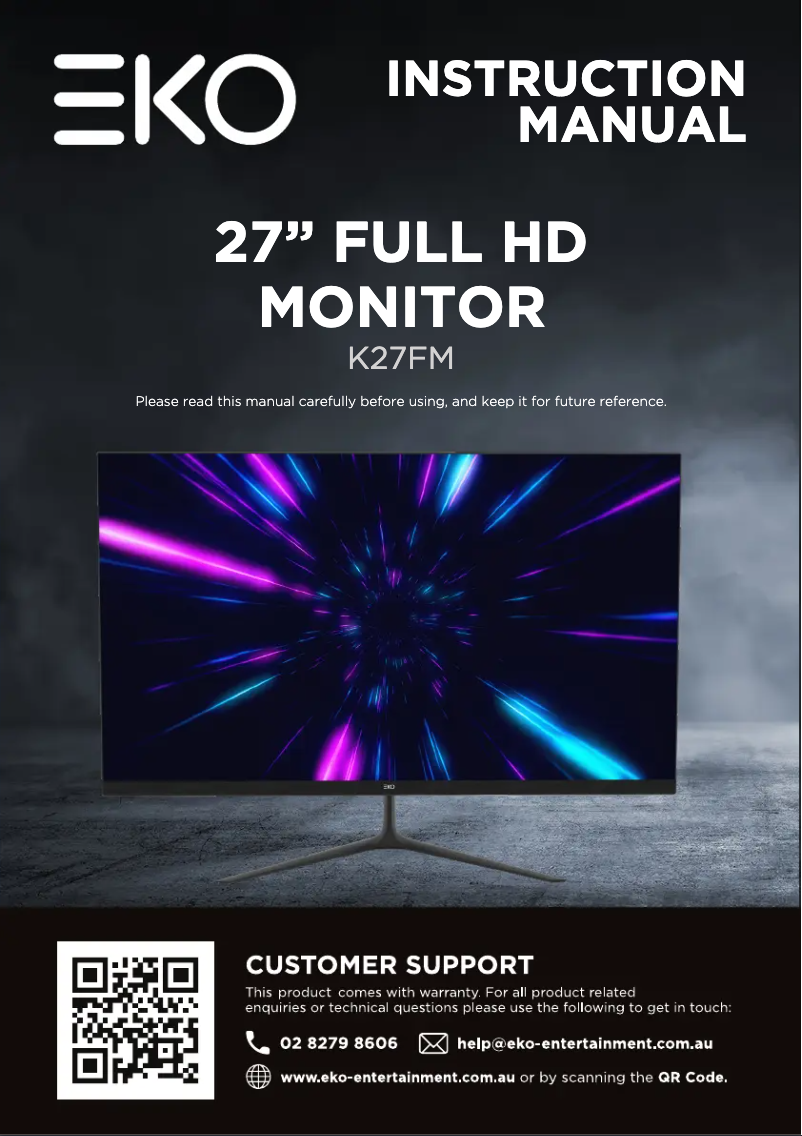 Image de la première page du manuel de l'appareil K27FM