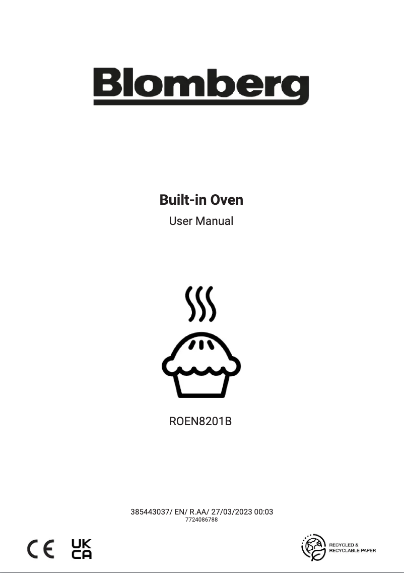 Page n°1 - Mode d'emploi Blomberg ROEN8201B