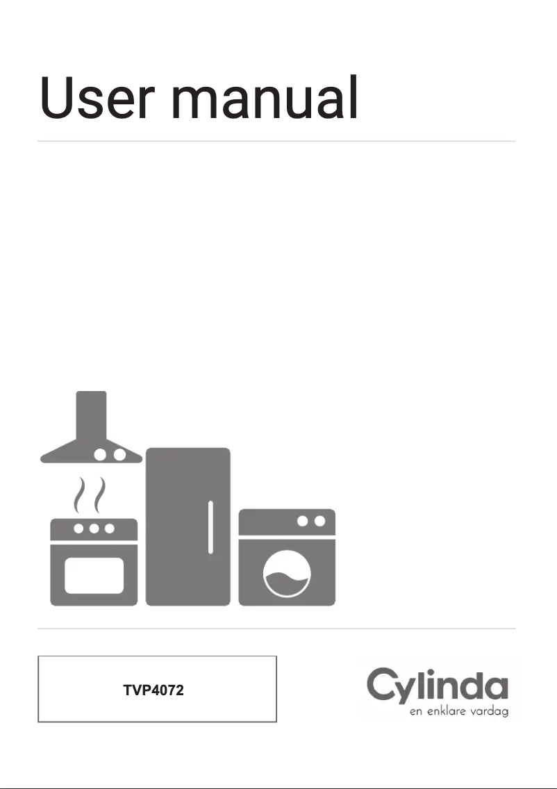 Image de la première page du manuel de l'appareil TVP4072