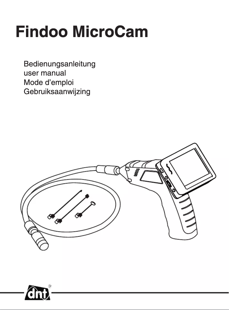 Image de la première page du manuel de l'appareil Findoo MicroCam