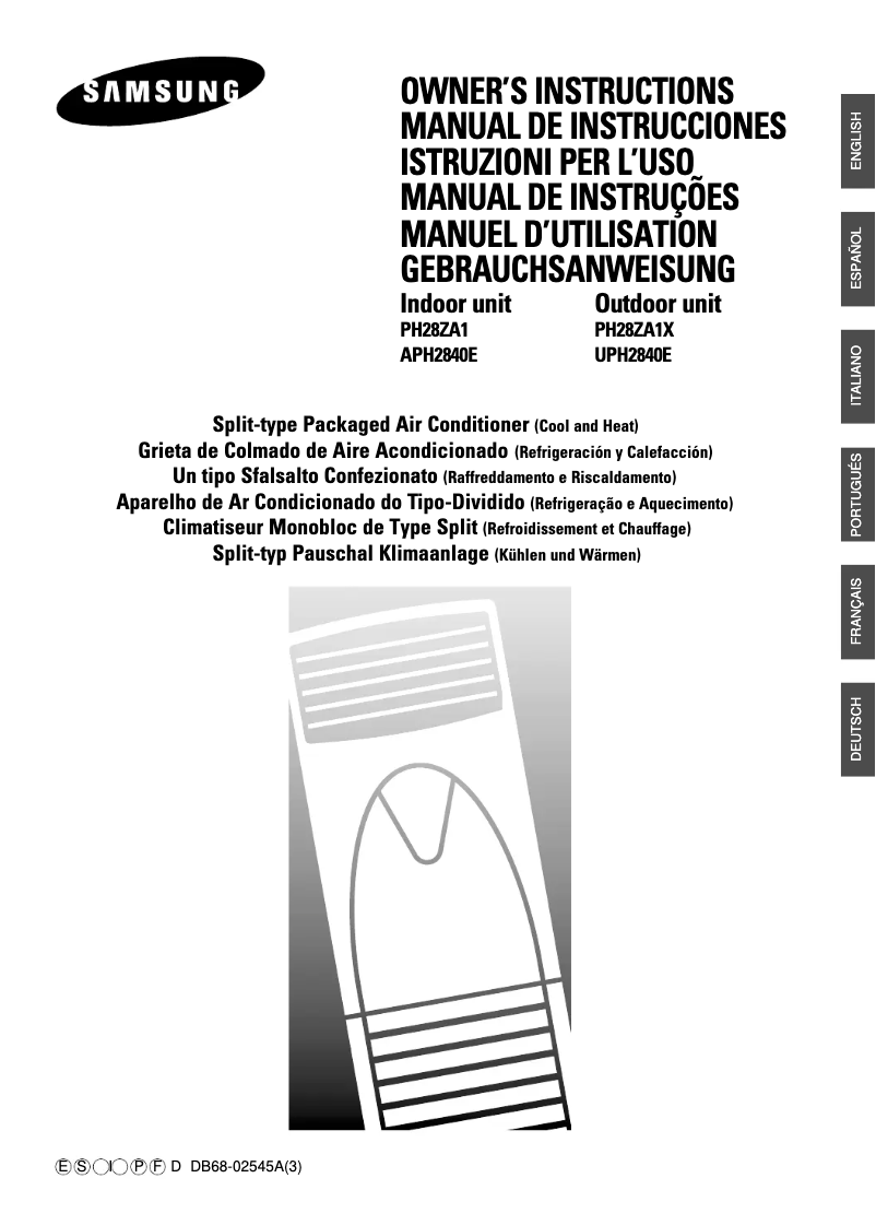 Page 1 de la notice Manuel utilisateur Samsung APH2840E