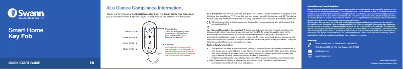 Image de la première page du manuel de l'appareil SWO-KEF1PA