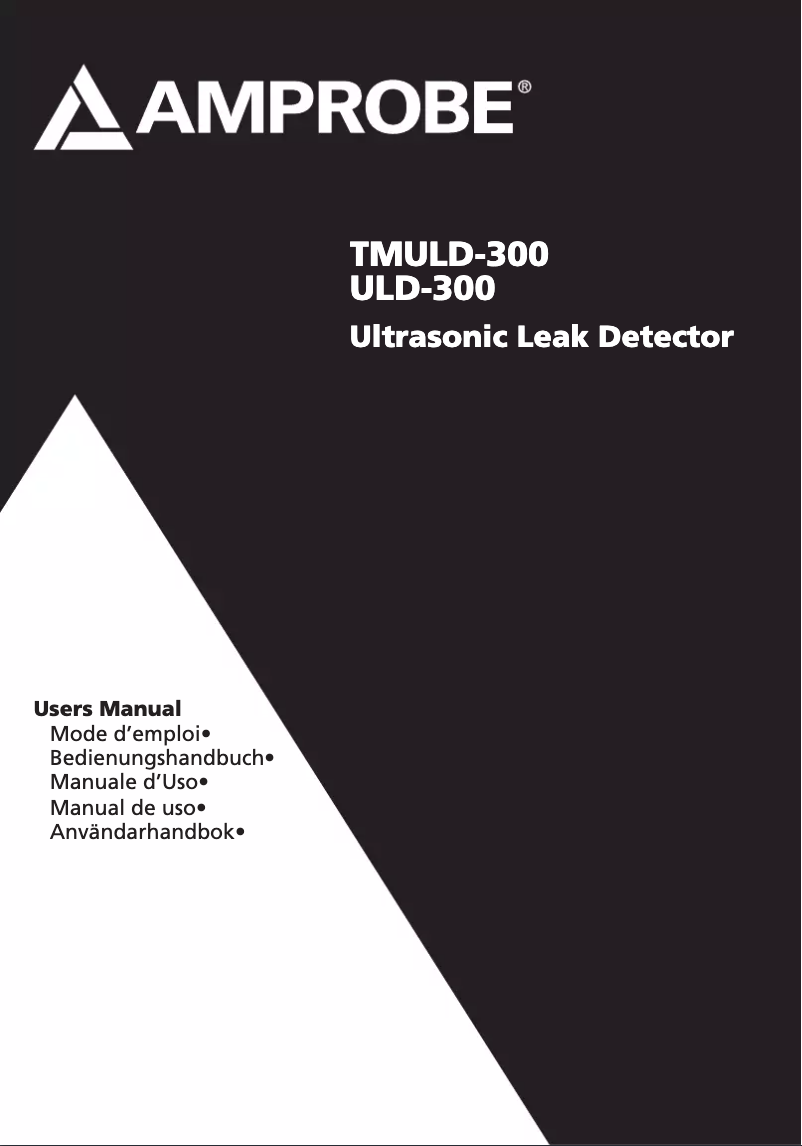 Page n°1 - Mode d'emploi Amprobe TMULD-300