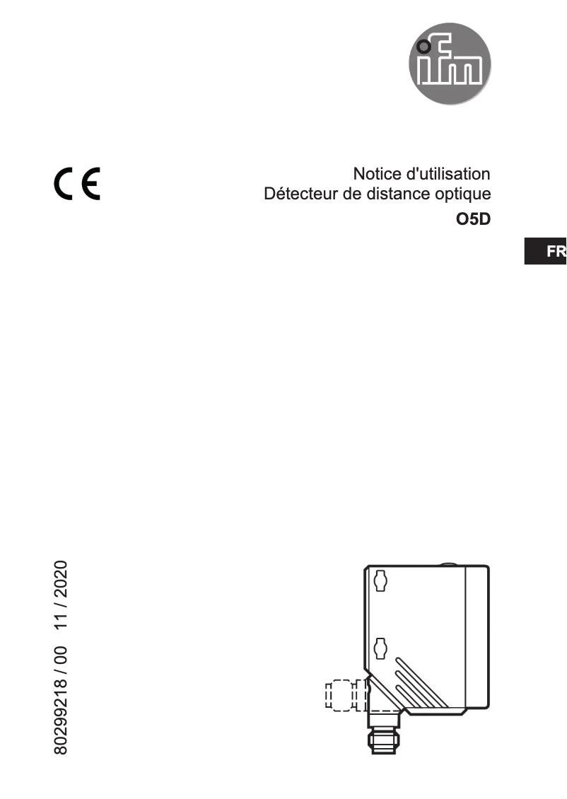 Page n°1 - Manuel utilisateur IFM O5D159