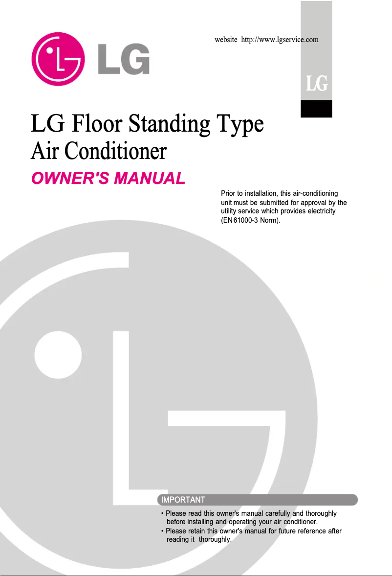 Page 1 de la notice Manuel utilisateur LG TPNH508TLC1