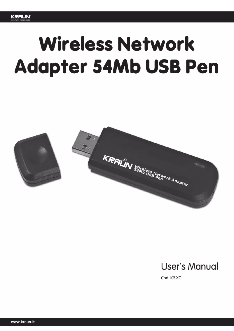 Image de la première page du manuel de l'appareil KR.XC