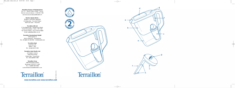 Page n°1 - Manuel utilisateur Terraillon Atlantic