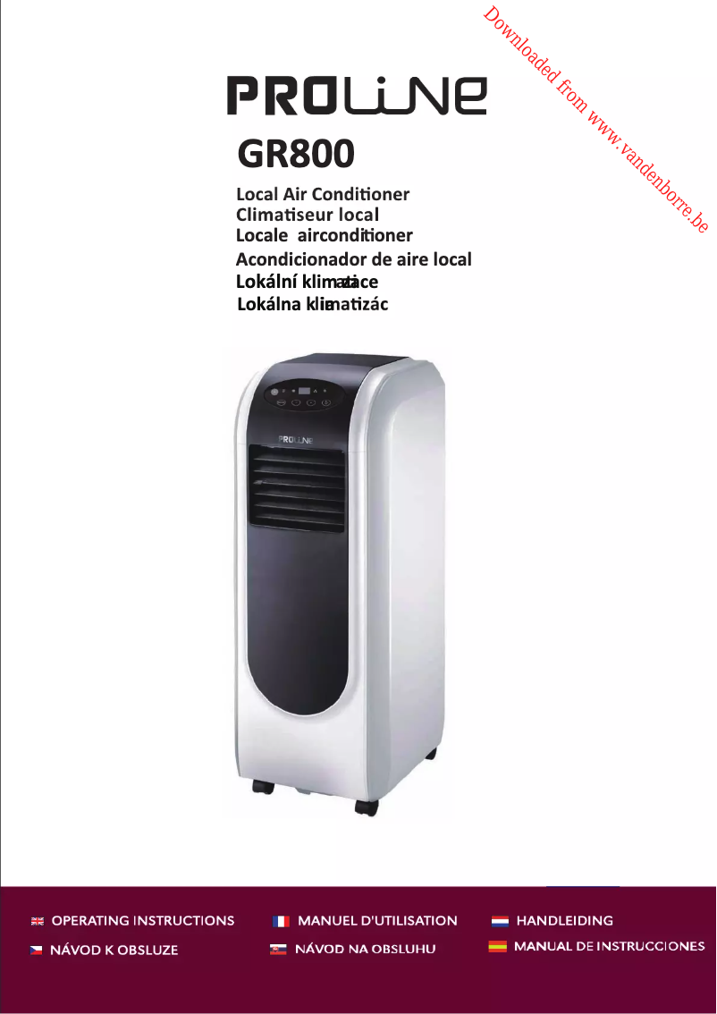 Image de la première page du manuel de l'appareil GR800