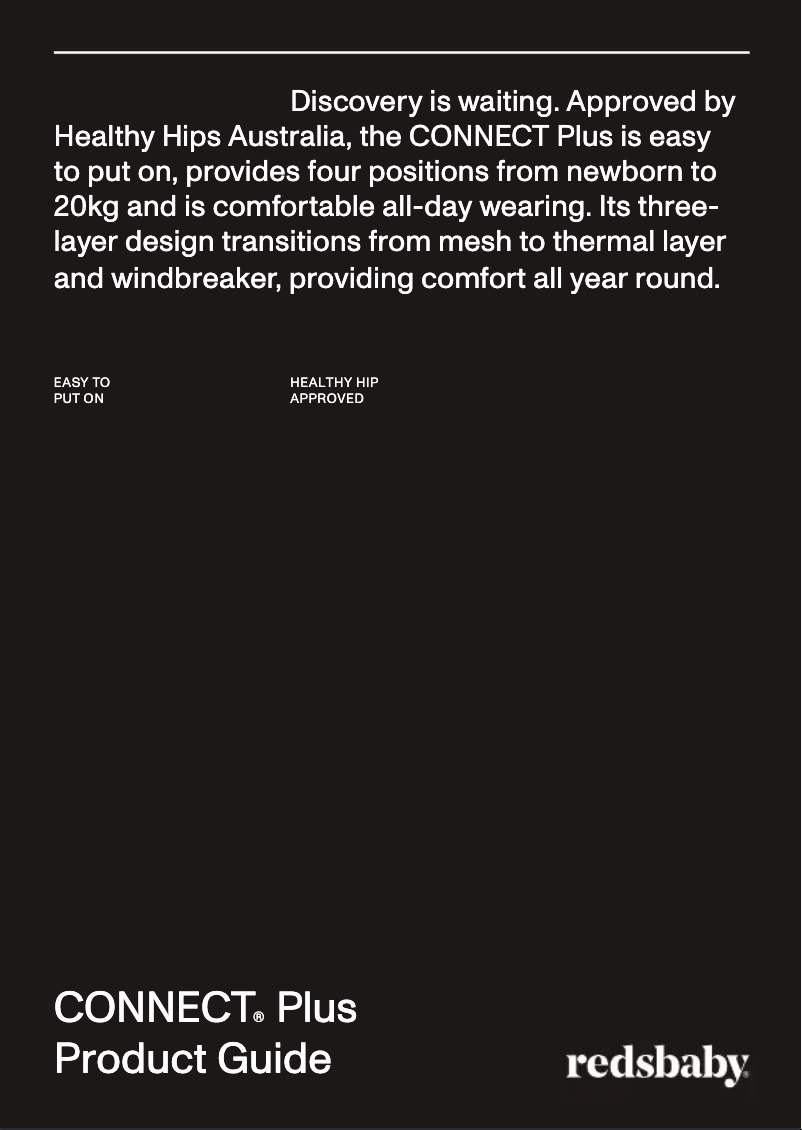 Imagen de la primera página del manual del dispositivo Connect Plus