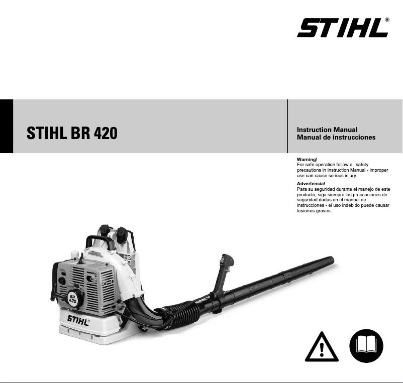 Page n°1 - Manuel utilisateur Stihl BR 420