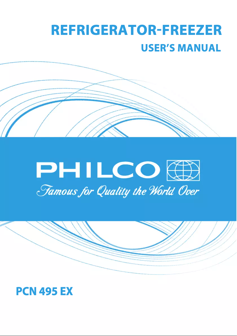Page n°1 - Manuel utilisateur Philco PCN 495 EX