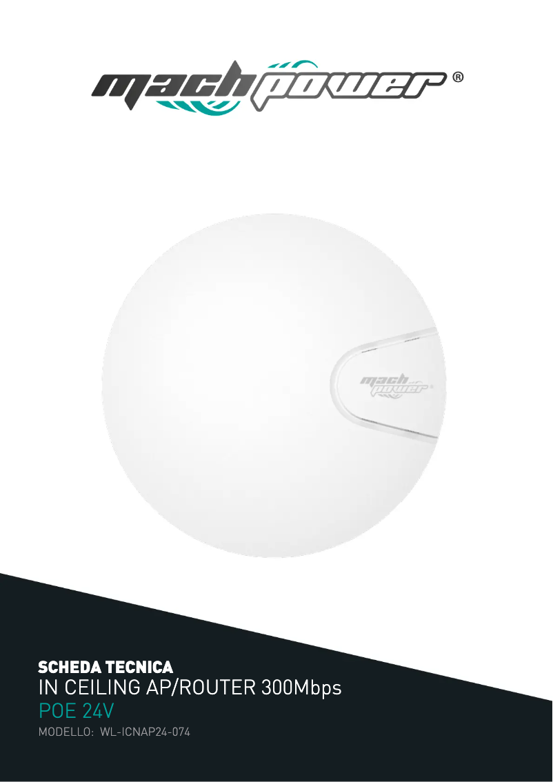Page n°1 - Fiche technique Mach Power WL-ICNAP24-074