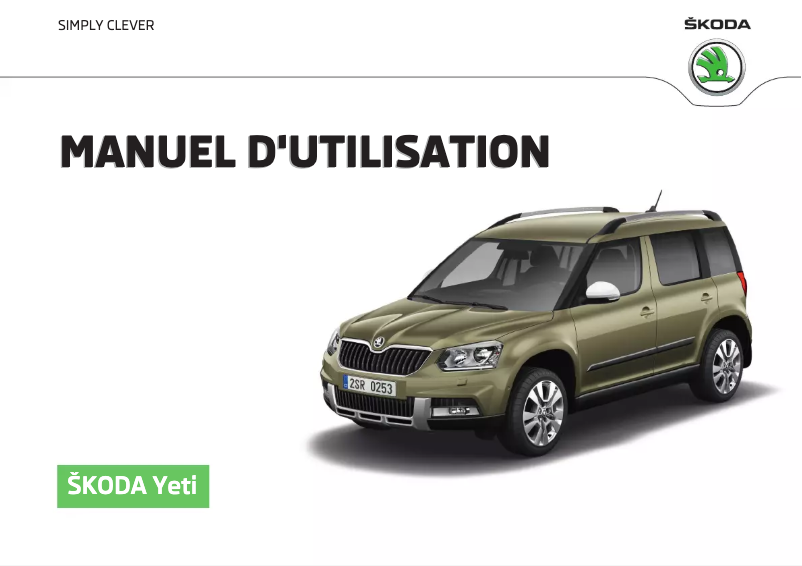 Page 1 de la notice Manuel utilisateur Skoda Yeti (2015)