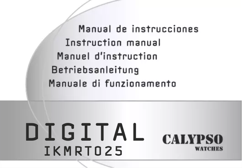 Page n°1 - Manuel utilisateur Calypso K5602