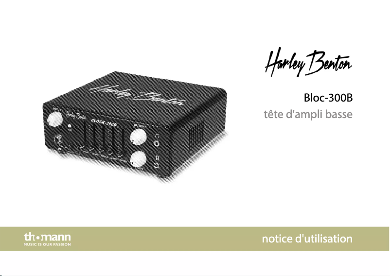 Image de la première page du manuel de l'appareil Block-300B