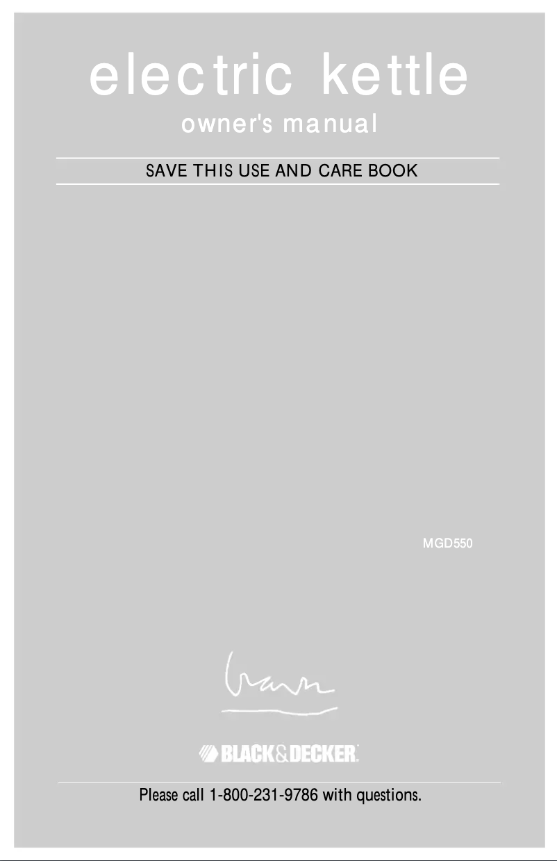 Imagen de la primera página del manual del dispositivo MDG550