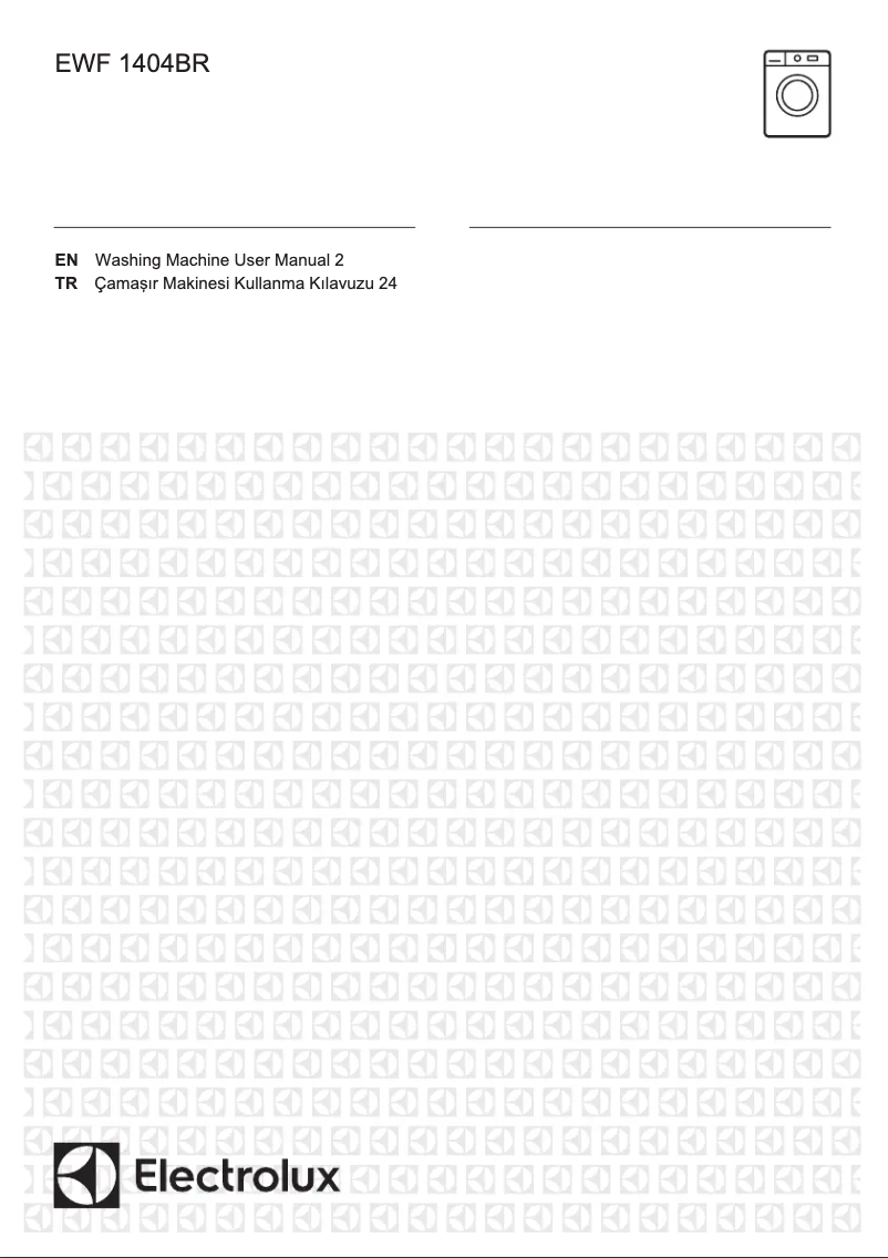 Page n°1 - Manuel utilisateur Electrolux EWF1404BR