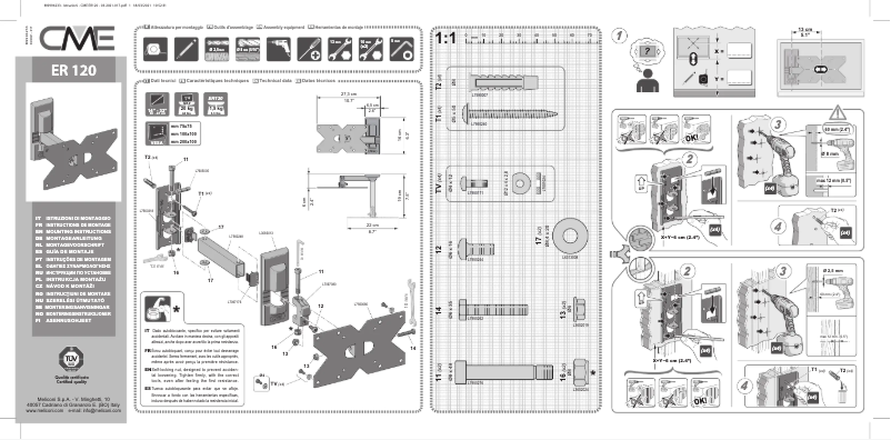 Page 1 de la notice Manuel utilisateur Meliconi CME ER120