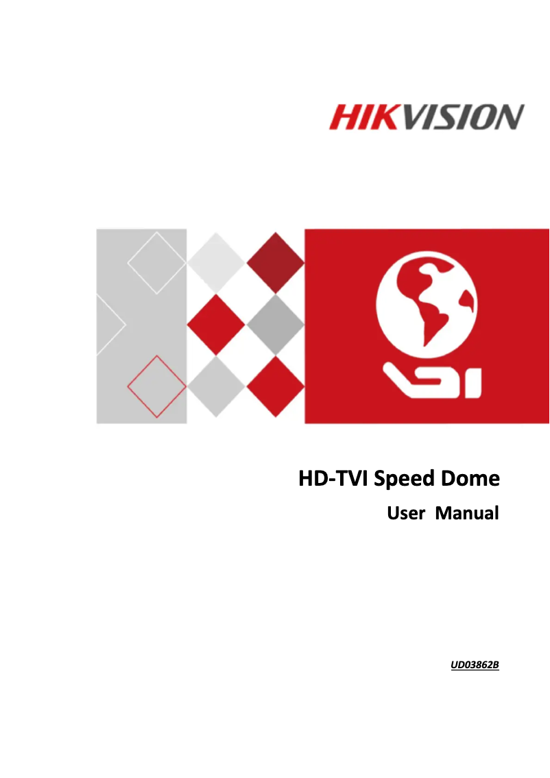 Page n°1 - Manuel utilisateur Hikvision DS-2AE4215TI-D(C)