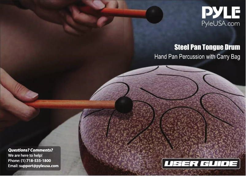 Página 1 del manual Manual de usuario Pyle PHDRUM84