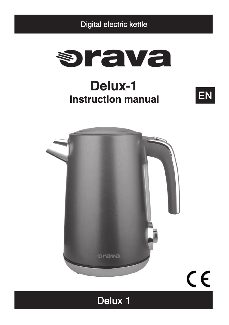Page 1 de la notice Manuel utilisateur Orava Delux-1