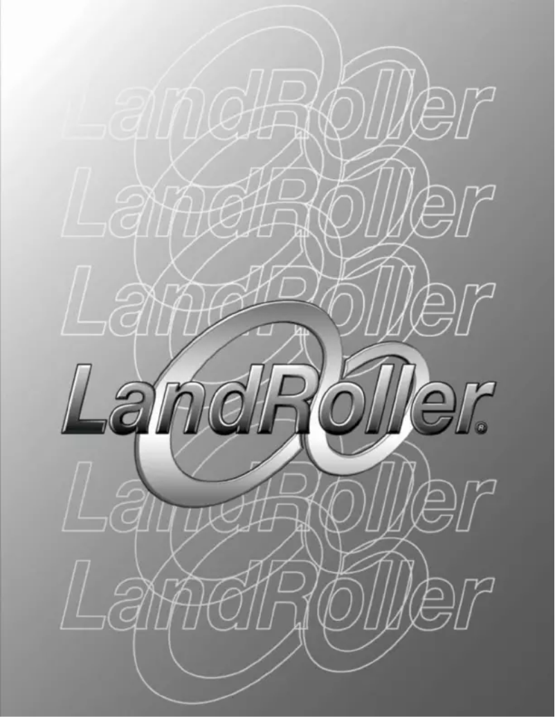 Page 1 de la notice Manuel utilisateur LandRoller Inline