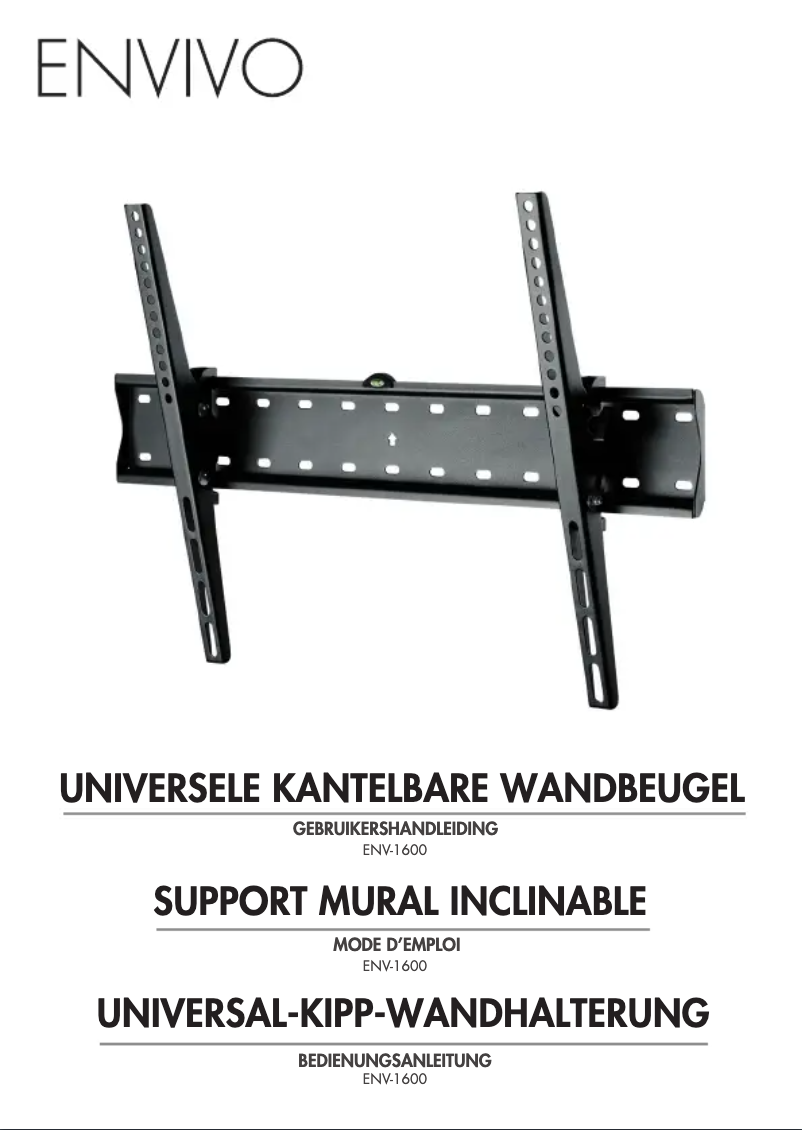 Image de la première page du manuel de l'appareil ENV-1600