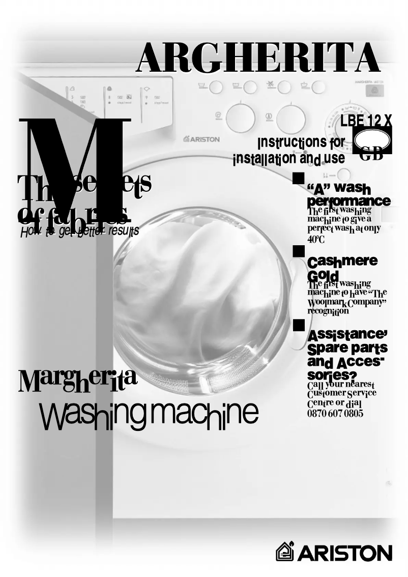 Image de la première page du manuel de l'appareil LBE12X