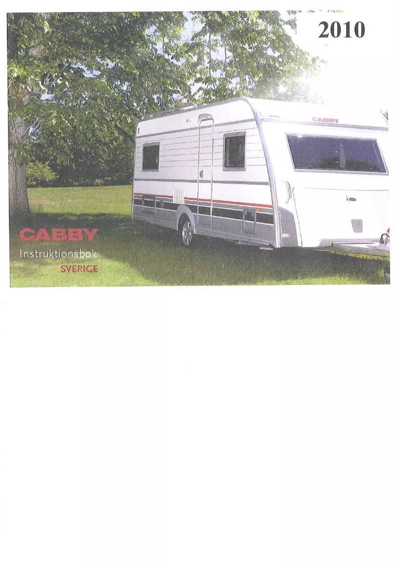 Page 1 de la notice Manuel utilisateur Cabby 2010