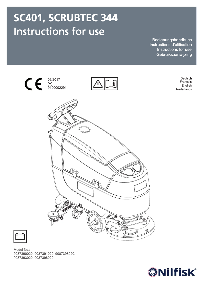 Image de la première page du manuel de l'appareil SC401