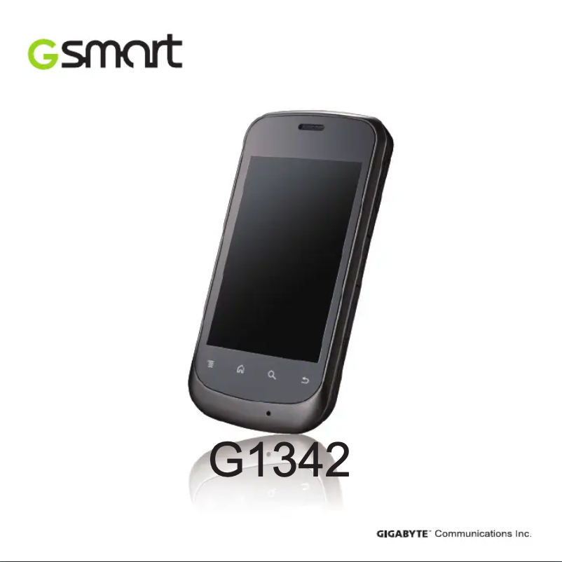 Page n°1 - Manuel utilisateur GSmart G1342