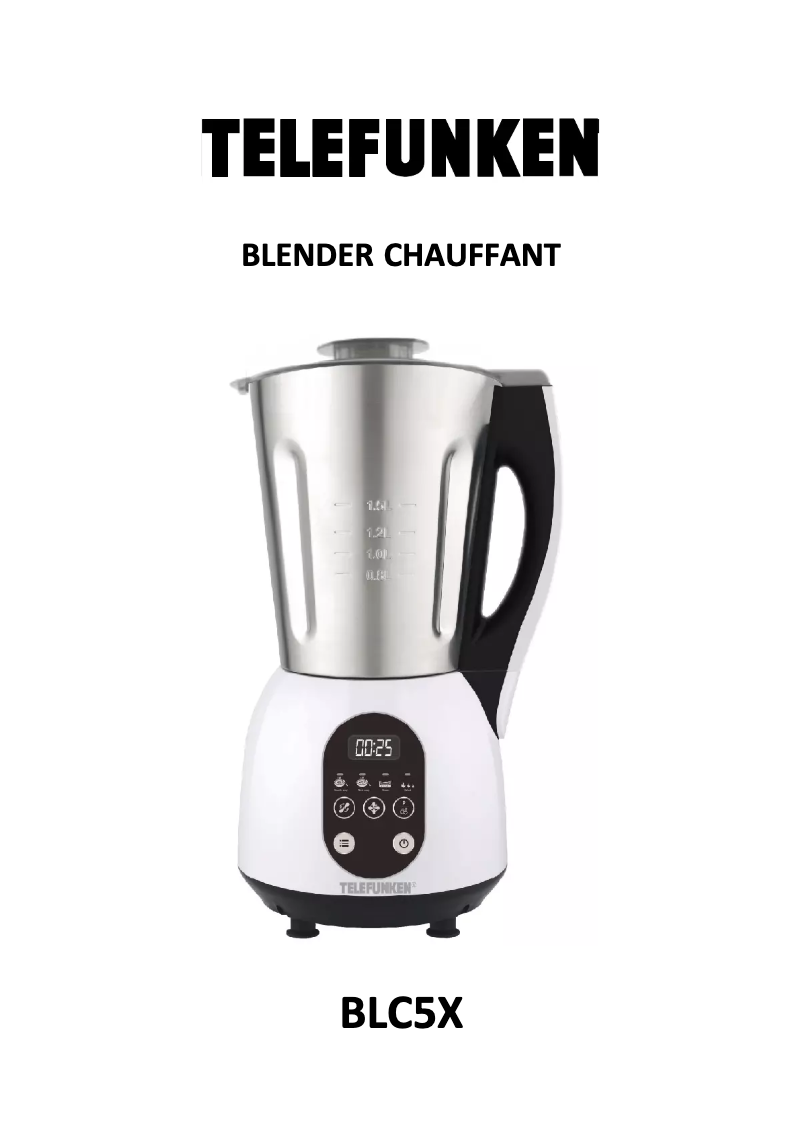 Page n°1 - Manuel utilisateur Telefunken BLC5X