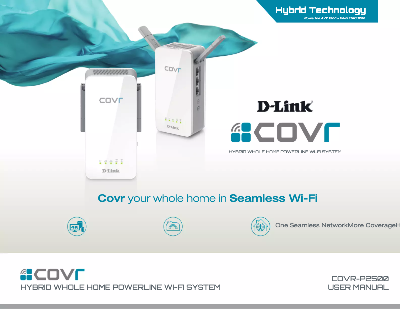 Image de la première page du manuel de l'appareil COVR-P2500