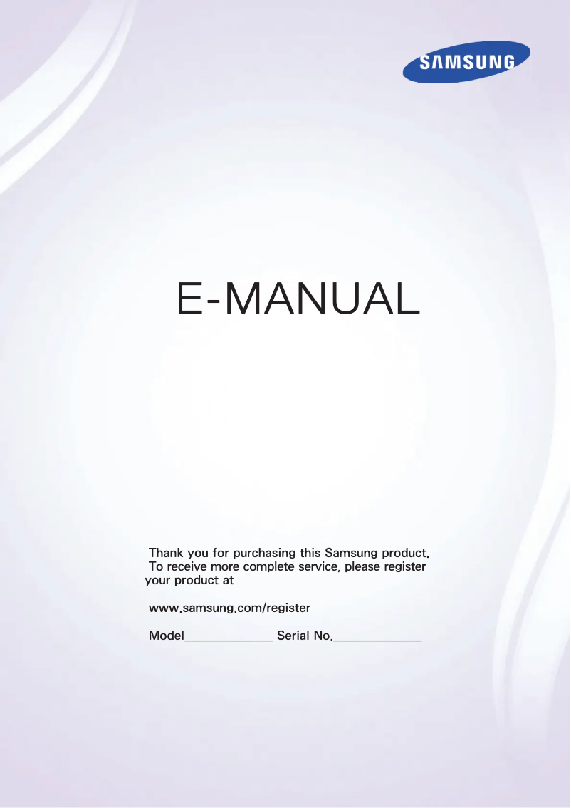 Page n°1 - Manuel utilisateur Samsung UE60H6203AKXZT