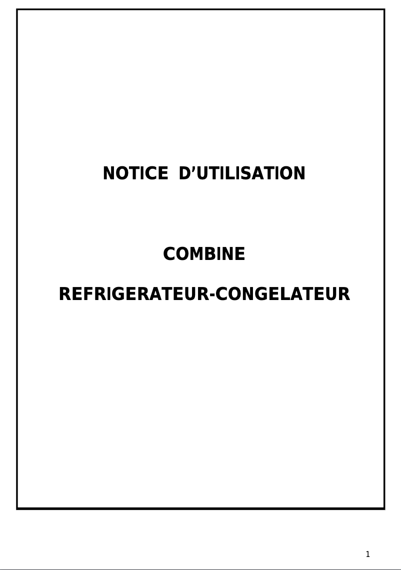 Page n°1 - Manuel utilisateur Bluesky BRC 50007