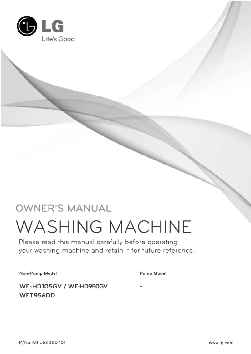 Image de la première page du manuel de l'appareil WF-HD105GV