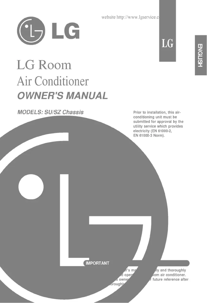 Page n°1 - Manuel utilisateur LG HSNC096ZML0