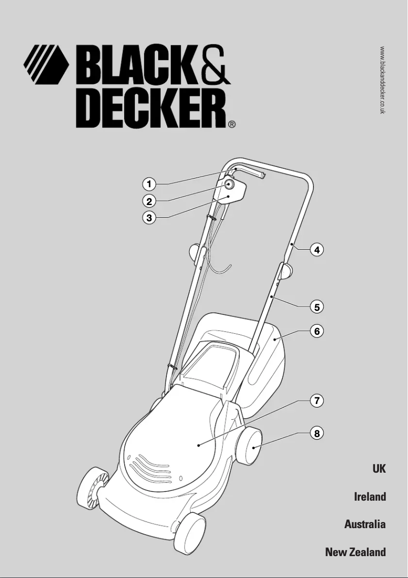 Page n°1 - Manuel utilisateur Black & Decker GR348