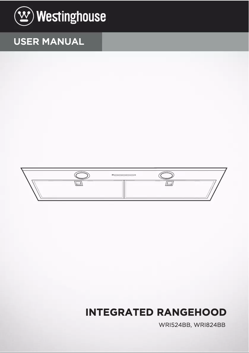 Page n°1 - Manuel utilisateur Westinghouse WRI524BB