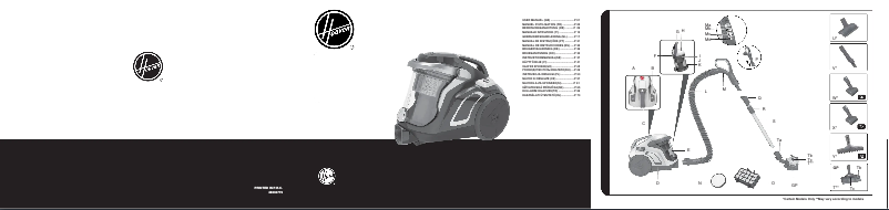 Page 1 de la notice Manuel utilisateur Hoover H-POWER 700 HP730ALG 011