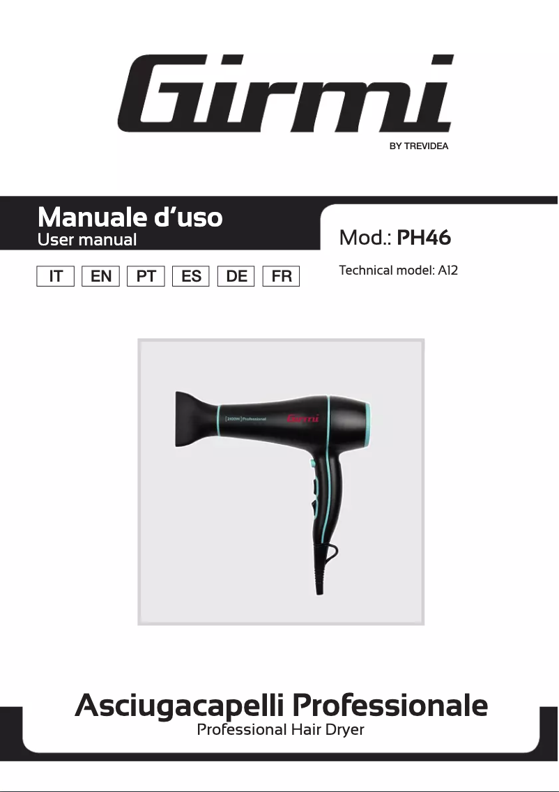 Página 1 del manual Manual de usuario Girmi PH46