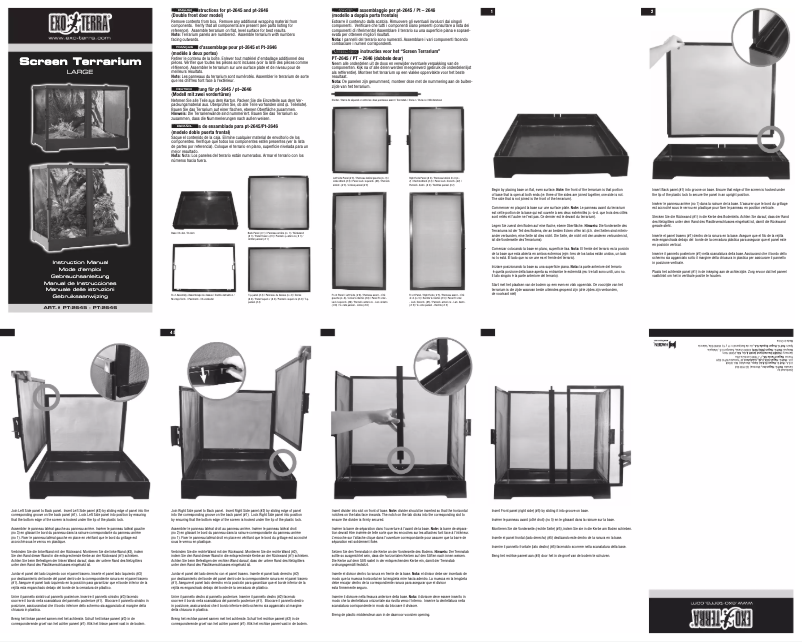 Page 1 de la notice Manuel utilisateur Exo-Terra PT-2645