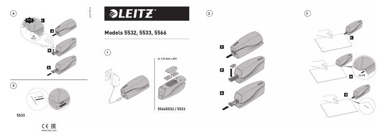 Page 1 de la notice Manuel utilisateur Leitz NeXXt WOW
