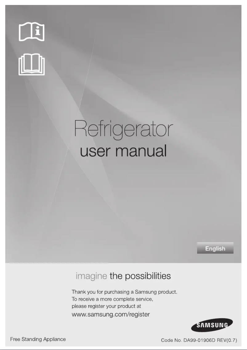 Page n°1 - Manuel utilisateur Samsung RT59MBTS