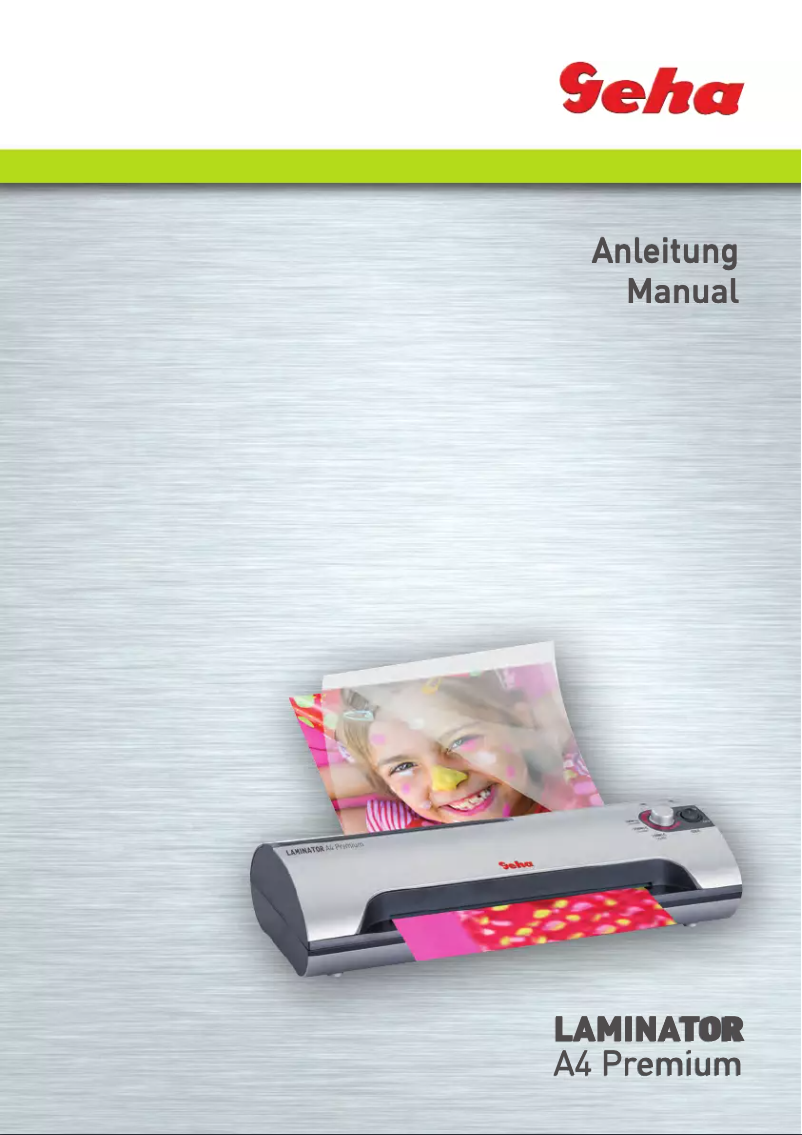 Page n°1 - Manuel utilisateur Geha A4 Premium