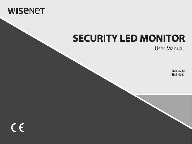 Page n°1 - Manuel utilisateur Hanwha SMT-4033