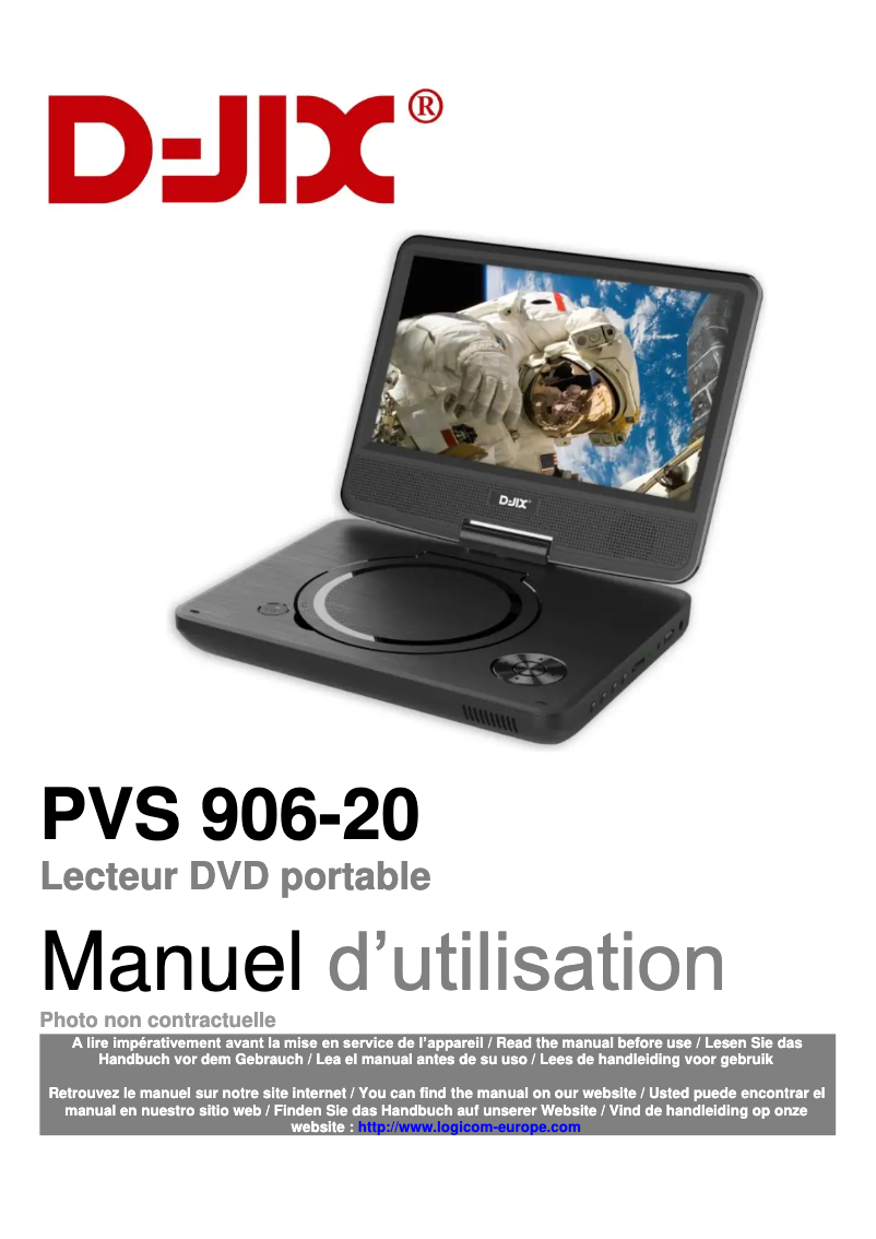 Image de la première page du manuel de l'appareil PVS 906-20