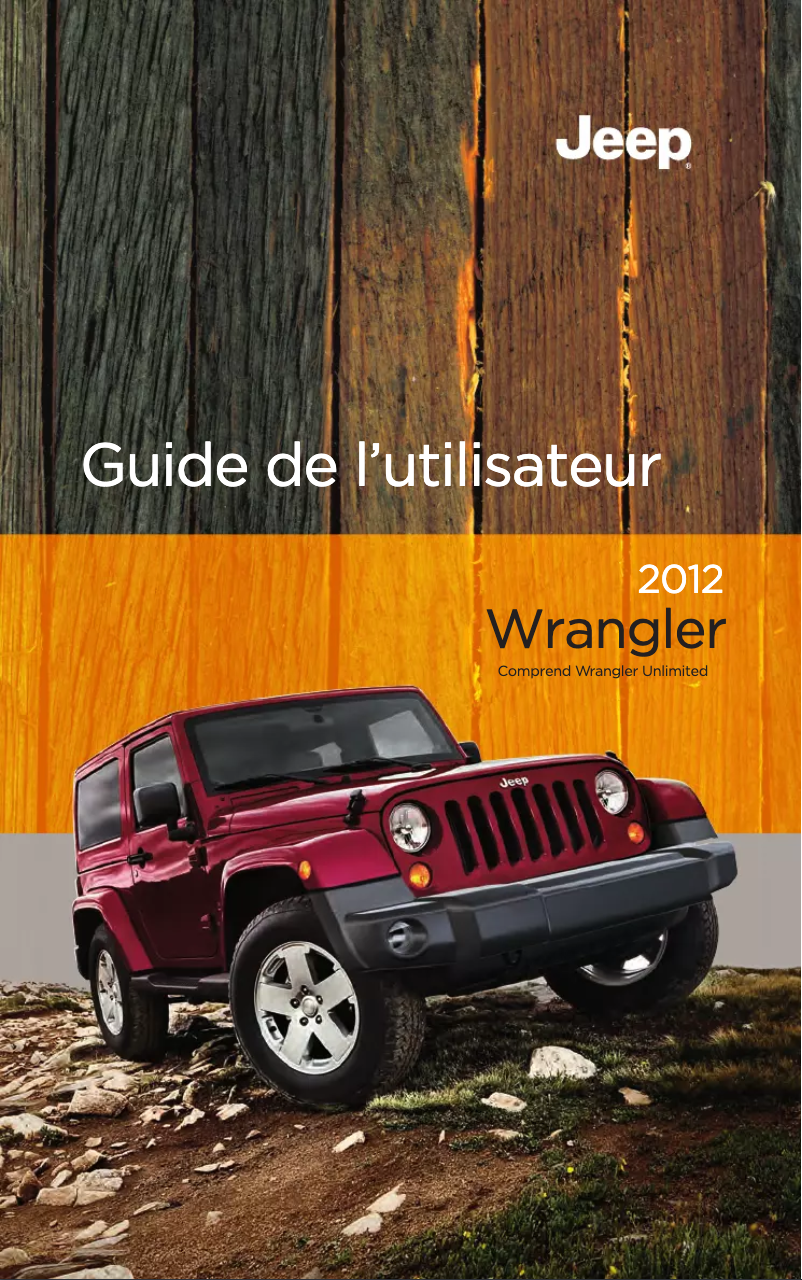 Page n°1 - Manuel utilisateur Jeep Wrangler (2012)
