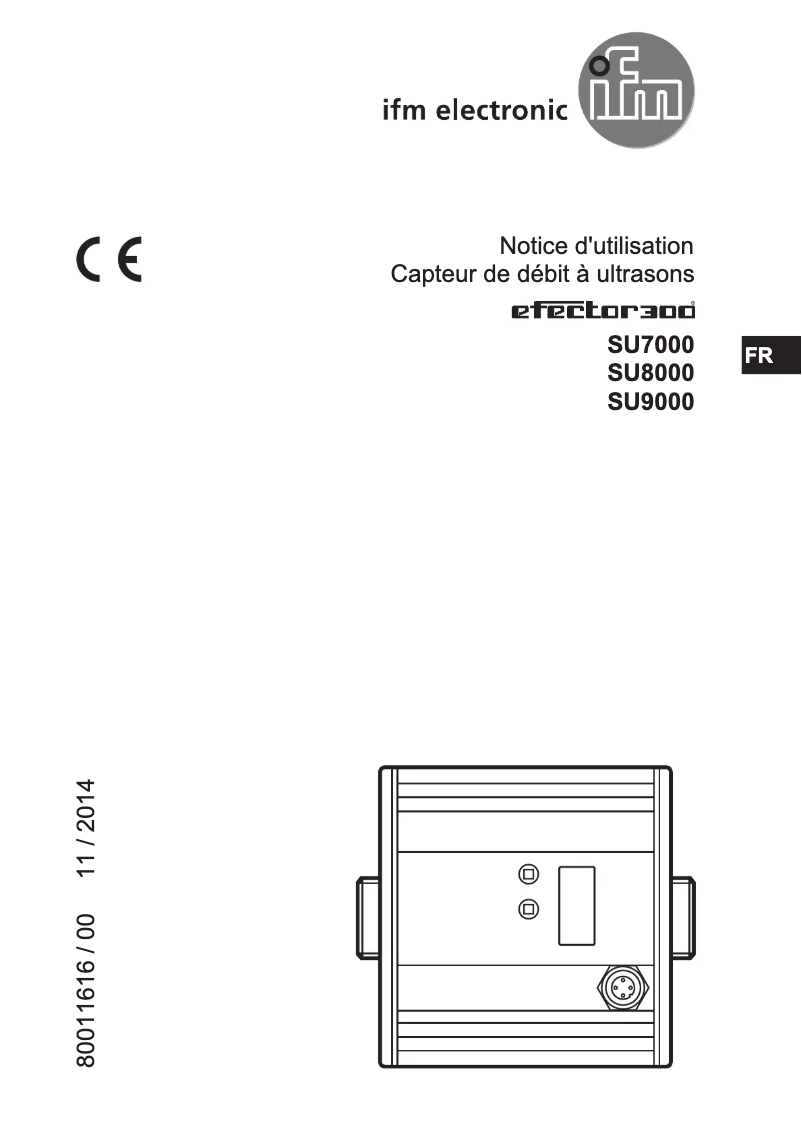 Page 1 de la notice Manuel utilisateur IFM SU7000