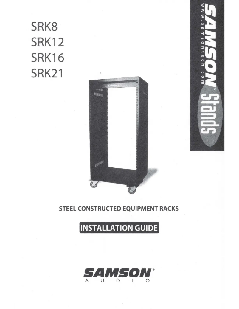 Page 1 de la notice Manuel utilisateur Samson SRK8